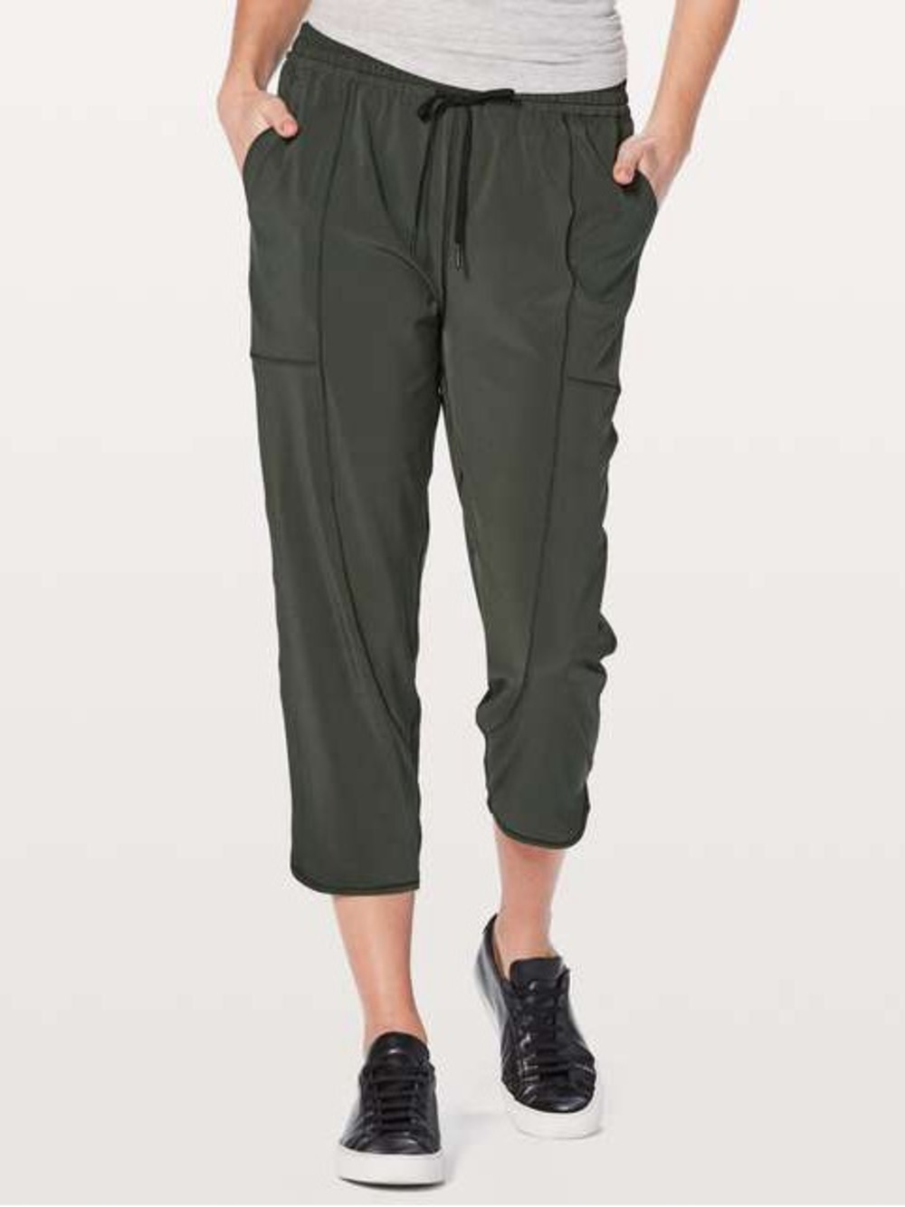 Lululemon Final Play Crop 23” Capri Pants - Olive Green Size 2